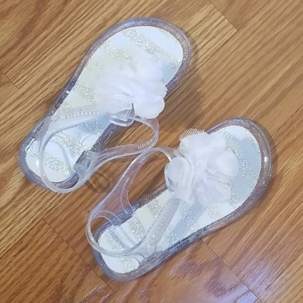 Clear jelly sandals‎ Toddler 7 new